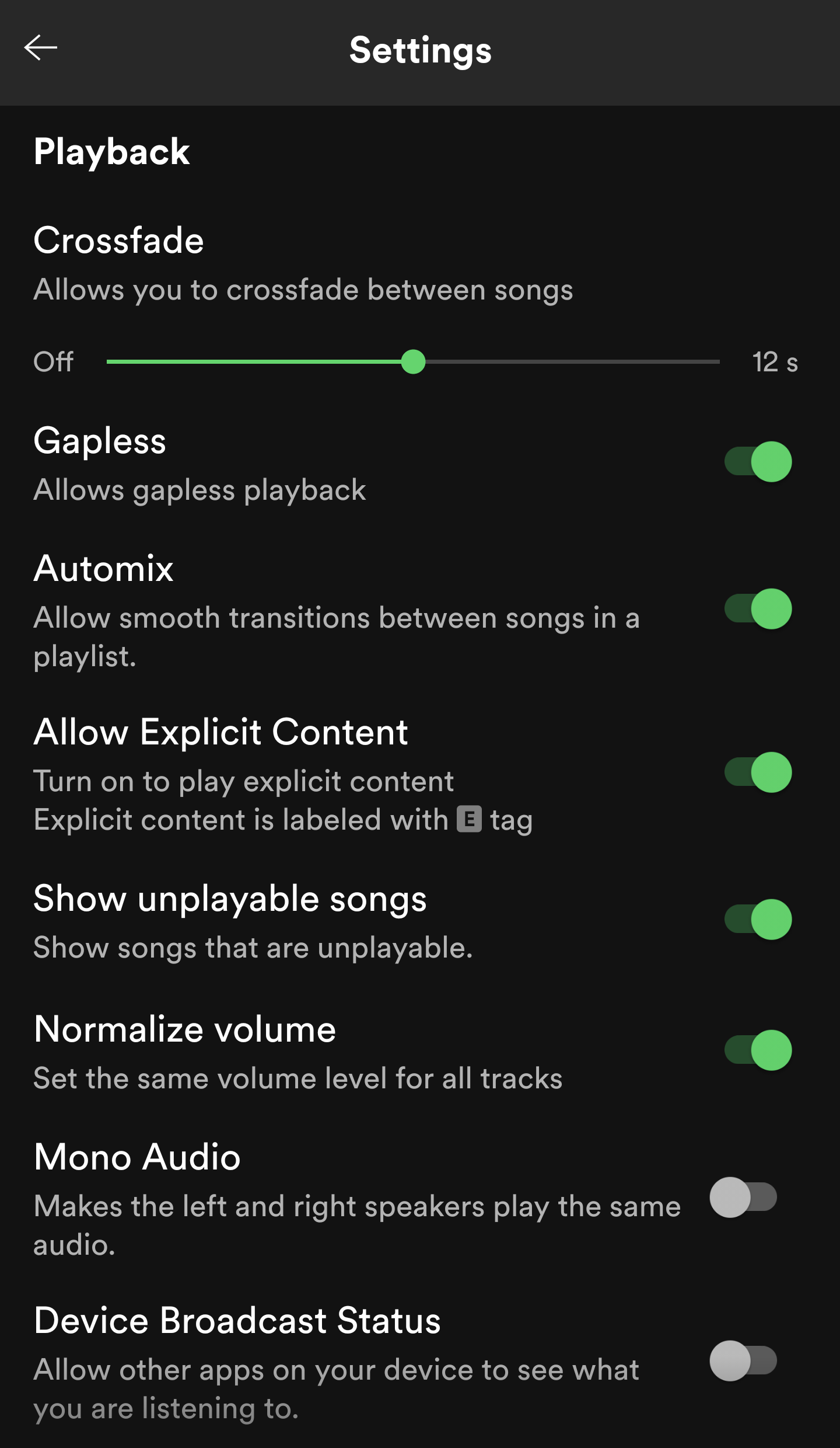 Crossfading in Music Streaming Apps
